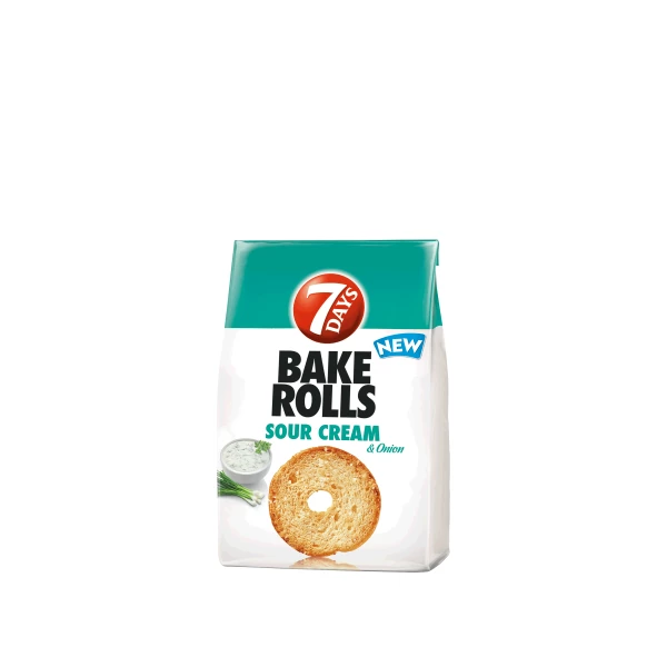 7DAYS BAKEROLLS 80GR CREAM&ONION(12B)