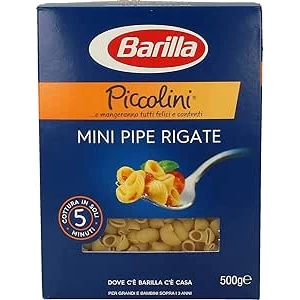 BARILLA MINI PIPE RIGATE 500GR(14B)