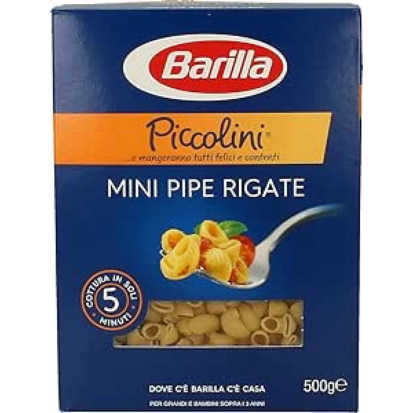 BARILLA MINI PIPE RIGATE 500GR(14B)