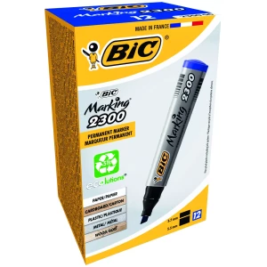 BIC MARKER PERMANENT 2300 ALBASTRU(12B)(VARF TESIT)*32CUT