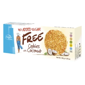 BISC.FREE COOKIES 135GR COCONUT(12B)