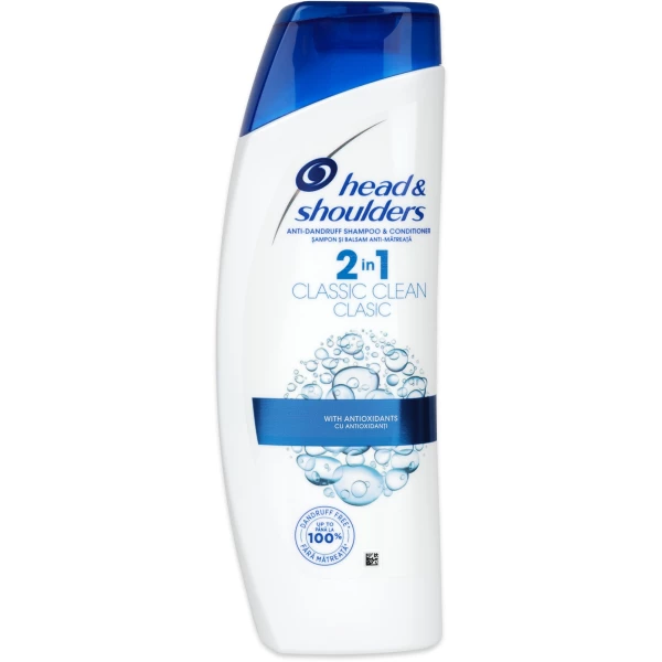 H&S SAMPON 360ML 2IN1 CLASSIC CLEAN(6B)