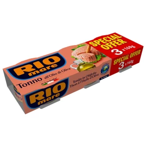 RIO MARE TON ULEI MASLINE (3B*160GR) 16SET