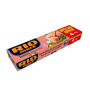 RIO MARE TON ULEI MASLINE (4B*80GR) 24SET