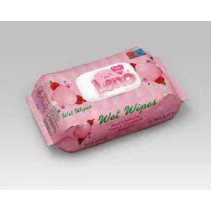 SERV.UMEDE LENO 120PCS ROSE CU CAPAC(12B)