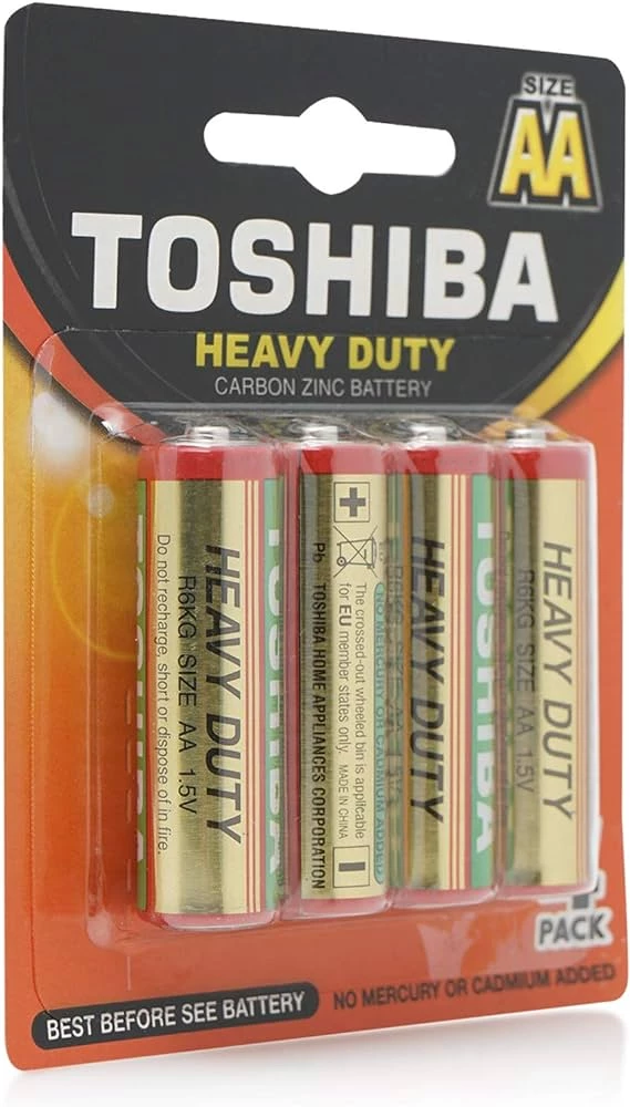 TOSHIBA ZINC HD R6 AA(4*10SET)25CUT