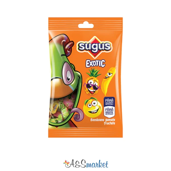 SUGUS 80GR EXOTIC CARAMELE(30B)
