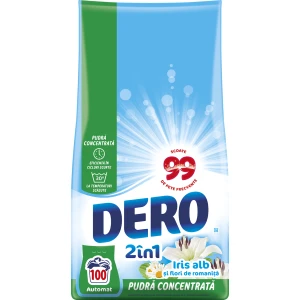 DERO 7.5KG AUTO 2IN1 IRIS ALB 100SP