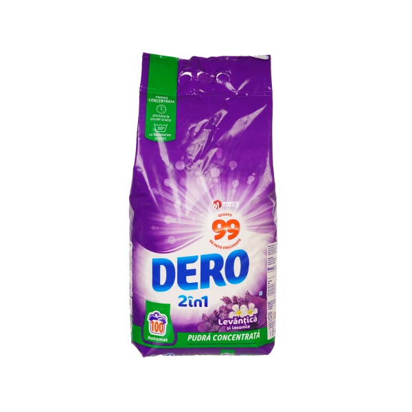 DERO 7.5KG AUTO 2IN1 LAVANDA 100SP