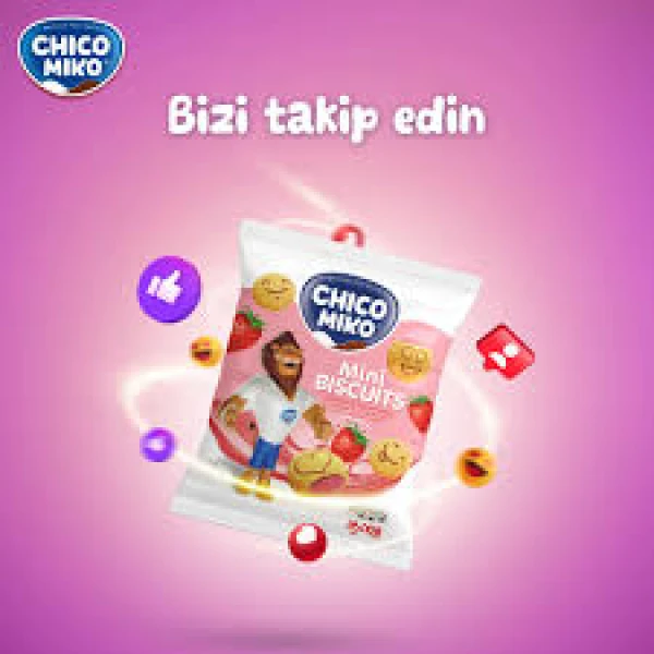 BISC.CHICO MIKO 30GR STRAWBERRY(24B) 6CUT
