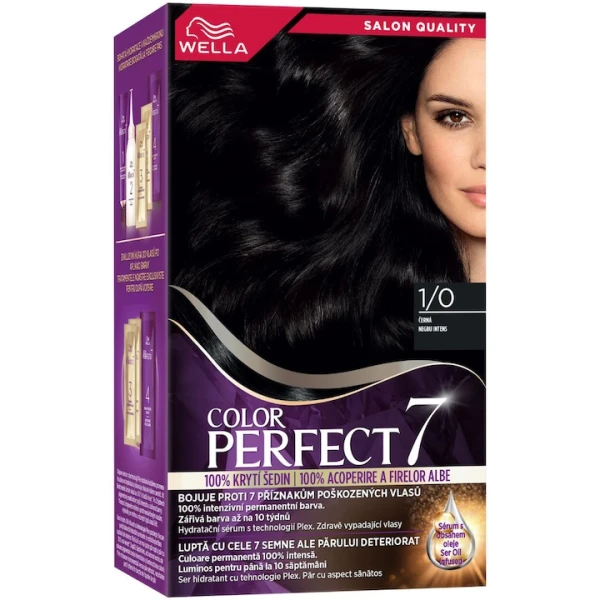 WELLA.COLOR PERFECT (1/0) NEGRU INTENS (18B)