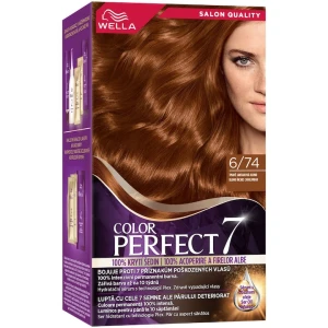 WELLA.COLOR PERFECT (6/74) BLOND INCHIS CHIHLIMBAR(18B)