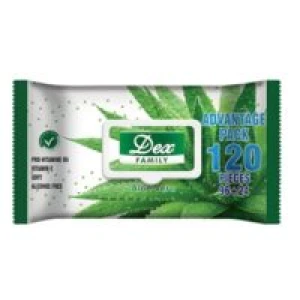 SERV.UMEDE DEX 120PCS ALOE CU CAPAC(12B)