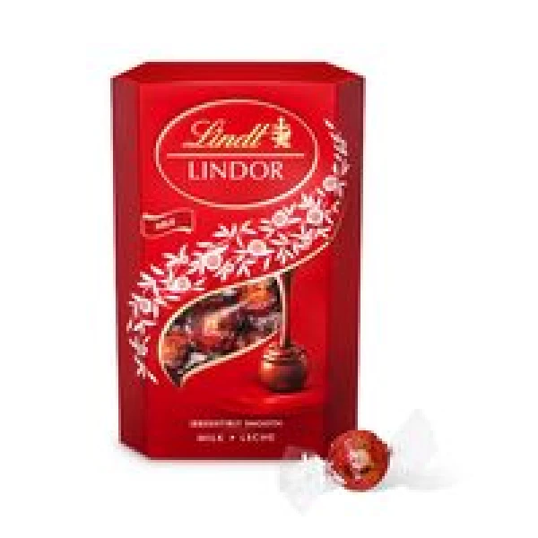 LINDT LINDOR BOMB. CIOC. 200GR LAPTE(8CUT)