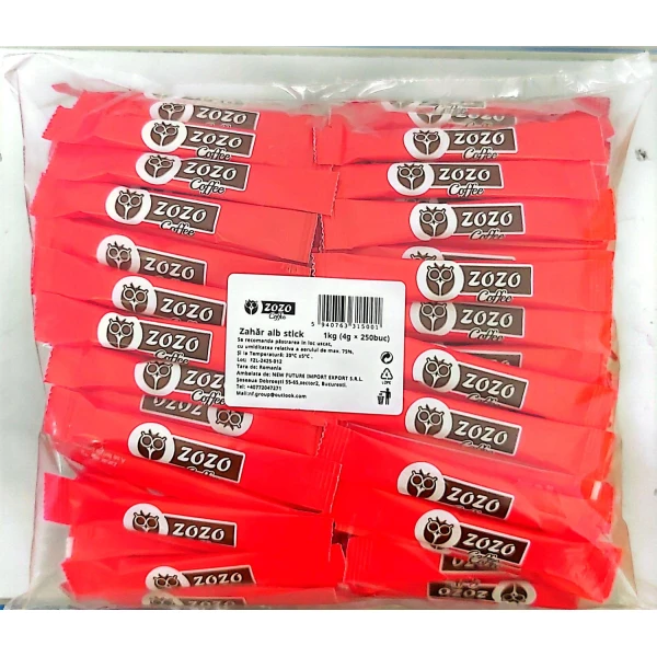 ZAHAR ALB ZOZO PLIC 4GR(250B) 10SET