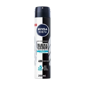 NIVEA DEO MEN 200ML INVISIBLE B&W FRESH(12B)