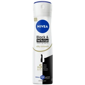 NIVEA DEO WOM 200ML INVISIBLE B&W SILKY SMOOTH(12B)