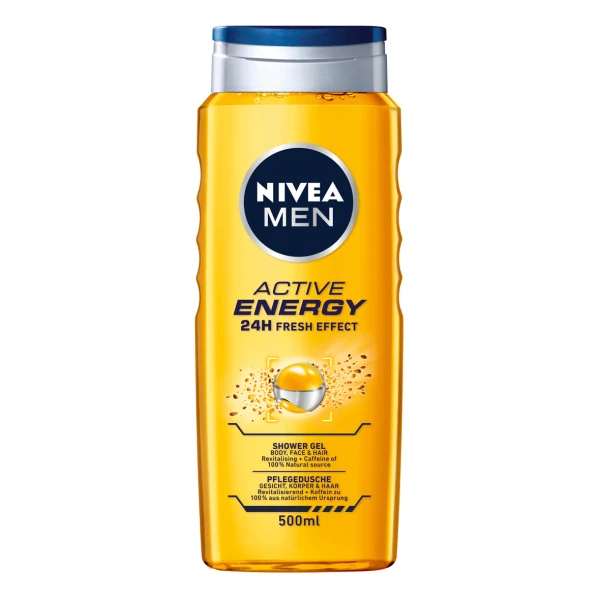 NIVEA GEL DE DUS 500ML MEN ACTIVE ENERGY(12B)