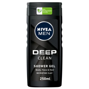 NIVEA GEL DE DUS 500ML MEN DEEP BLACK(12B)