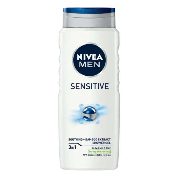 NIVEA GEL DE DUS 500ML MEN SENSITIVE(12B)