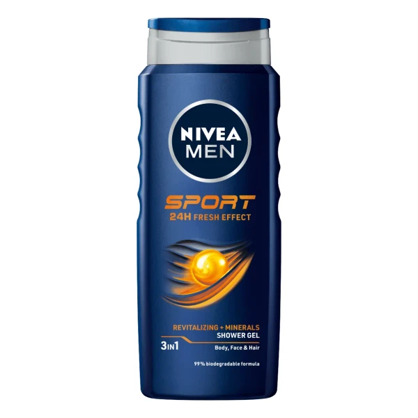 NIVEA GEL DE DUS 500ML MEN SPORT(12B)