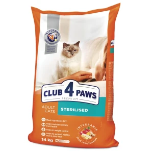 PET.CLUB 4 PAWS CAT 14KG PISICI STERILIZATE(1SAC)