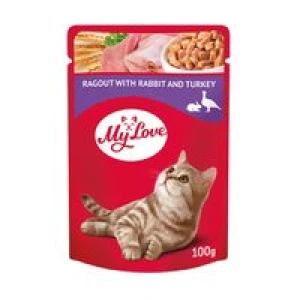 PET.MY LOVE CAT PLIC 100GR IEPURE SI CURCAN(24B)
