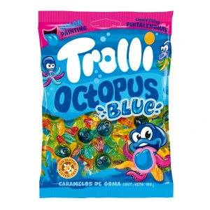 TROLLI JELEU 100GR OCTOPUS BLUE(12B) 8CUT