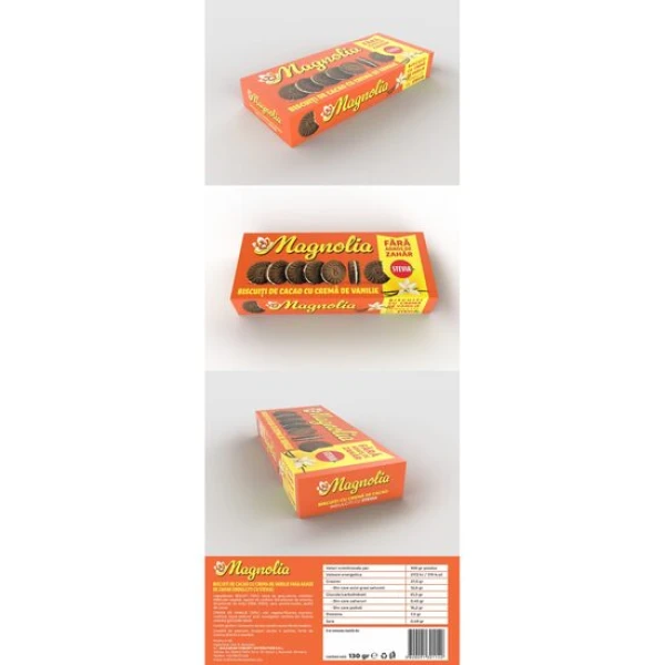 BISC.MAGNOLIA F.Z. 130GR CACAO CR.VANILE(27CUT)