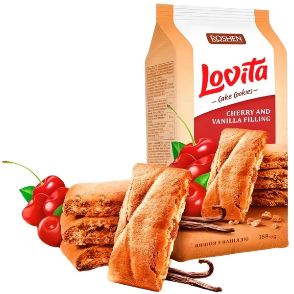 ROSH.BISC.LOVITA 168GR CIRESE&VANILIE(16B)