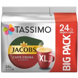 TASSIMO JACOBS 199.2GR CREMA CLASSICO XL(24CAPS) 5CUT