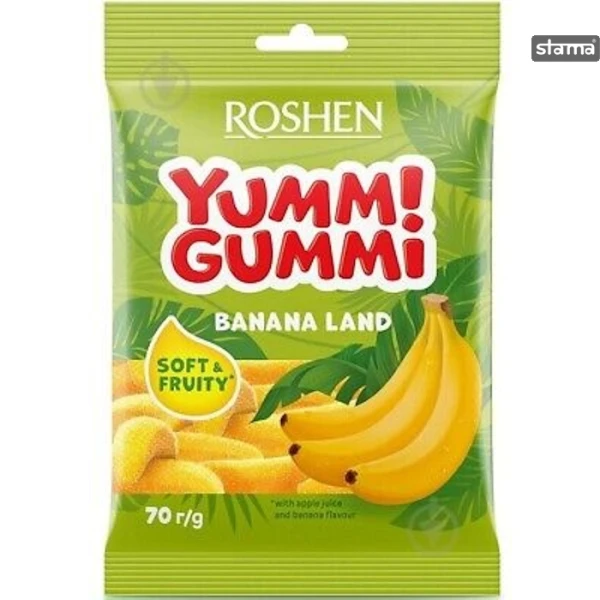 ROSH.YUMMI GUMMI 70GR BANANA LAND(22B)