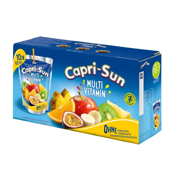 SUC CAPRI-SUN 0.2L MULTIVITAMIN(10B) 4CUT