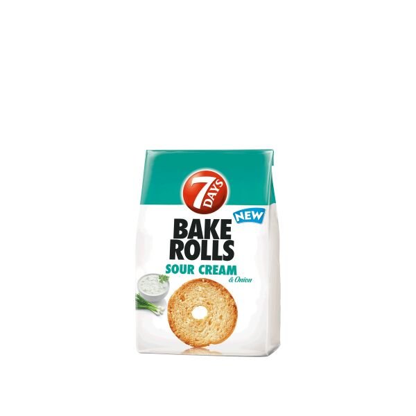 7DAYS BAKEROLLS 80GR CREAM&ONION(12B)