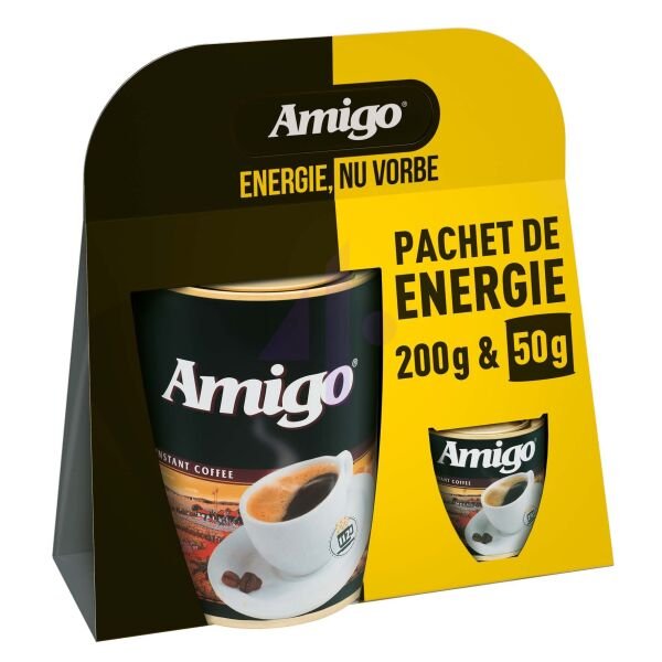 AMIGO CAFEA SOLUBILA 200GR+50GR(8B)
