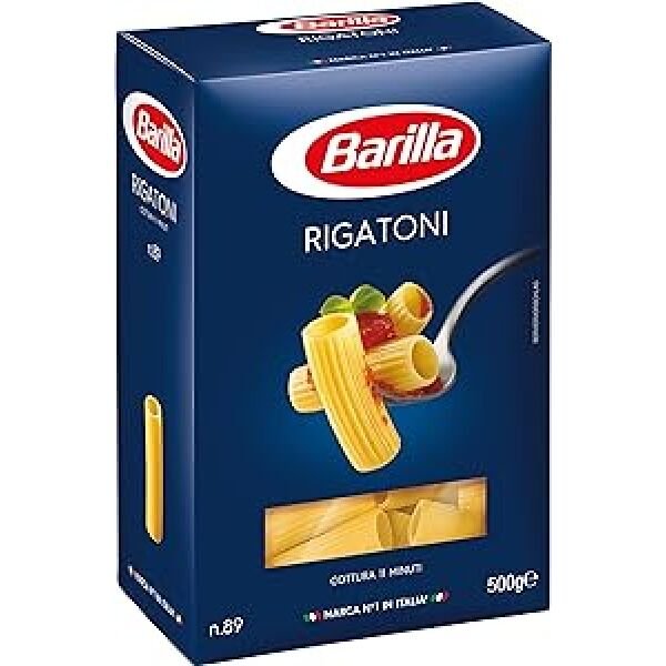 BARILLA PASTE RIGATONI N89 500GR (10B)
