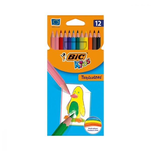 BIC CREIOANE COLORATE TROPICOLORS P/12*12SET