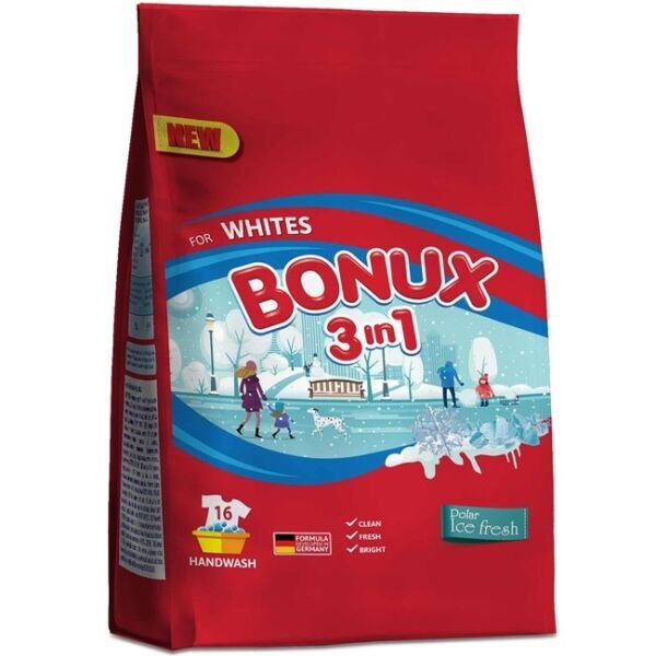 BONUX 3IN1 MANUAL 900G WHITE ICE FRESH(8B)