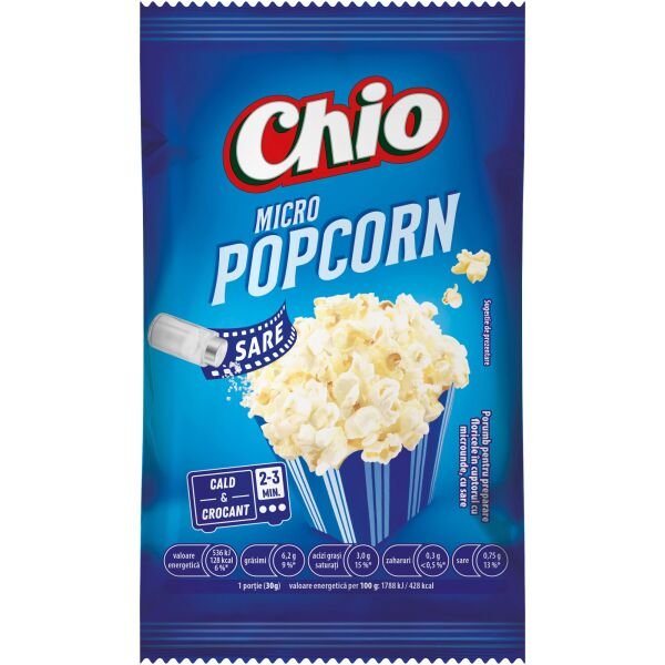 CHIO POPCORN MICRO 80GR SARE(36B)