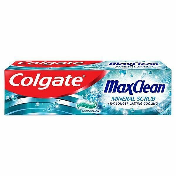 COLGATE P.D 100ML MAX CLEAN MINERAL SCRUB(12B)