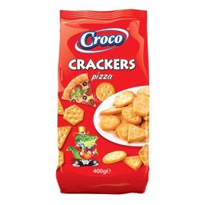 CROCO.CRACKERS 400GR PIZZA(12B)