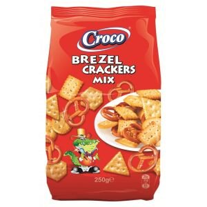 CROCO.MIX BREZEL&CRACKERS 250GR(12B)