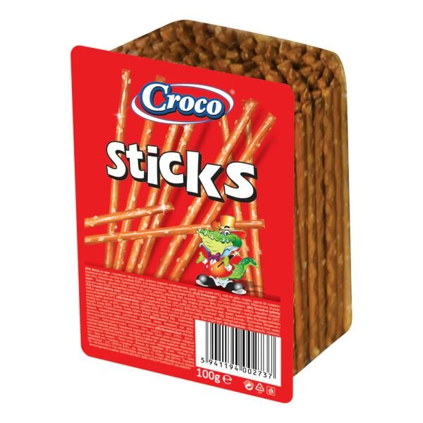 CROCO.STICKS CASETA 100GR SARE(16B)