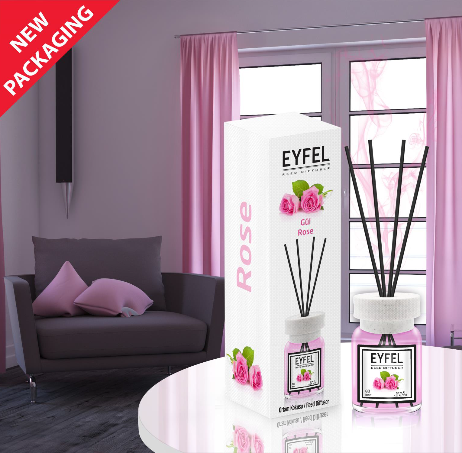 EYFEL OD.CAM.CU BETE 120ML TRANDAFIR(18B)