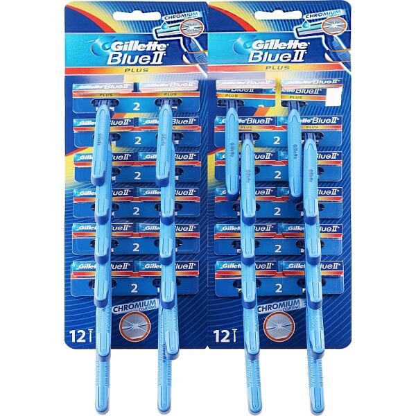 GILLETTE BLUE 2 (ALOE) PLUS (24B/24SET)