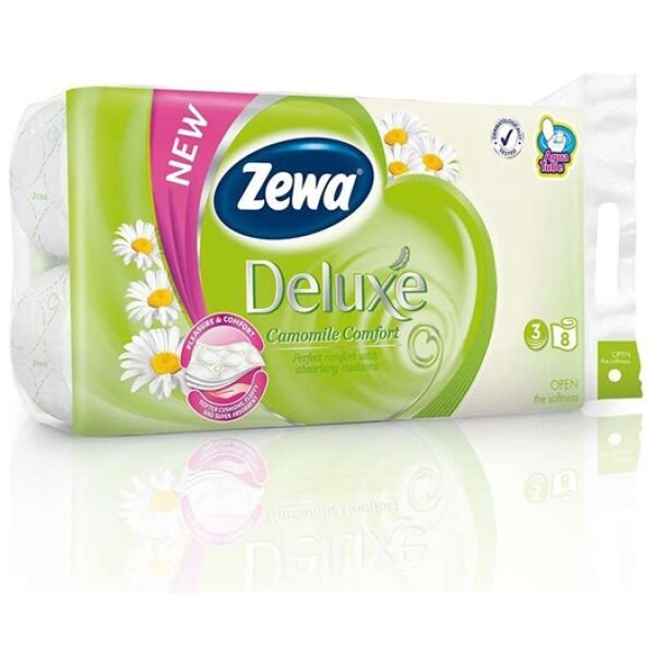 HARTIE IG.ZEWA DELUXE 8 ROLE MUSETEL (7SET/BAX)