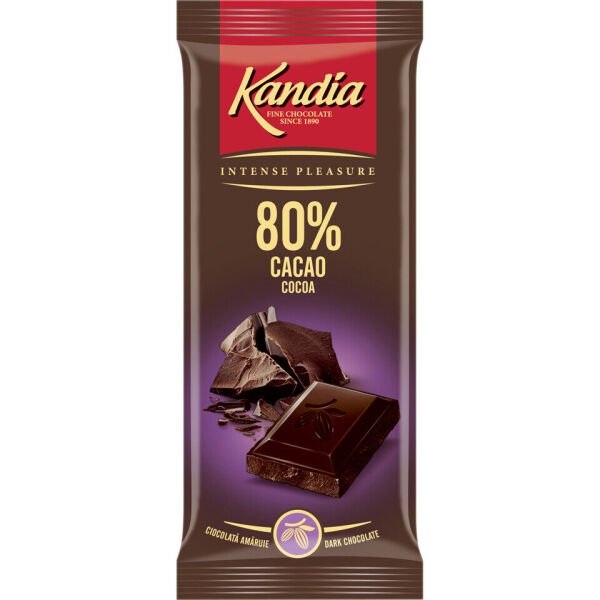 KANDIA CIOC DARK 80% 80GR CACAO(24B)
