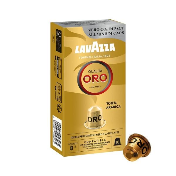 LAVAZZA CAPS.NCC 55GR QUALITA ORO(10B) 10CUT