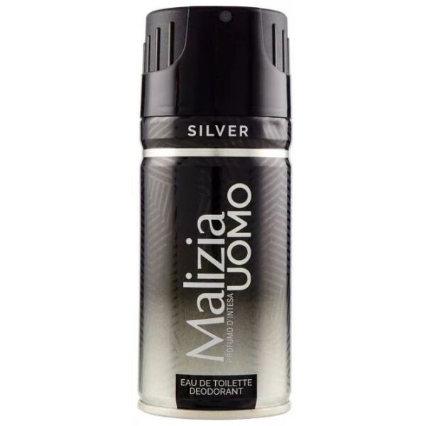 MALIZIA DEO MEN 150ML SILVER(12B)