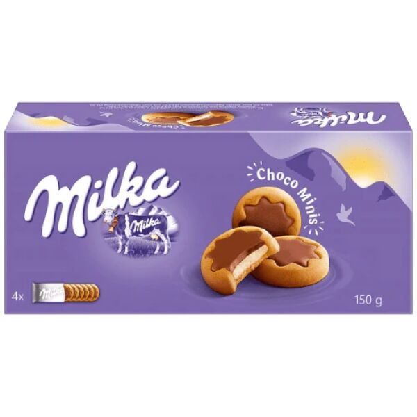 MILKA BISC CHOCOMINIS 150GR(16B)